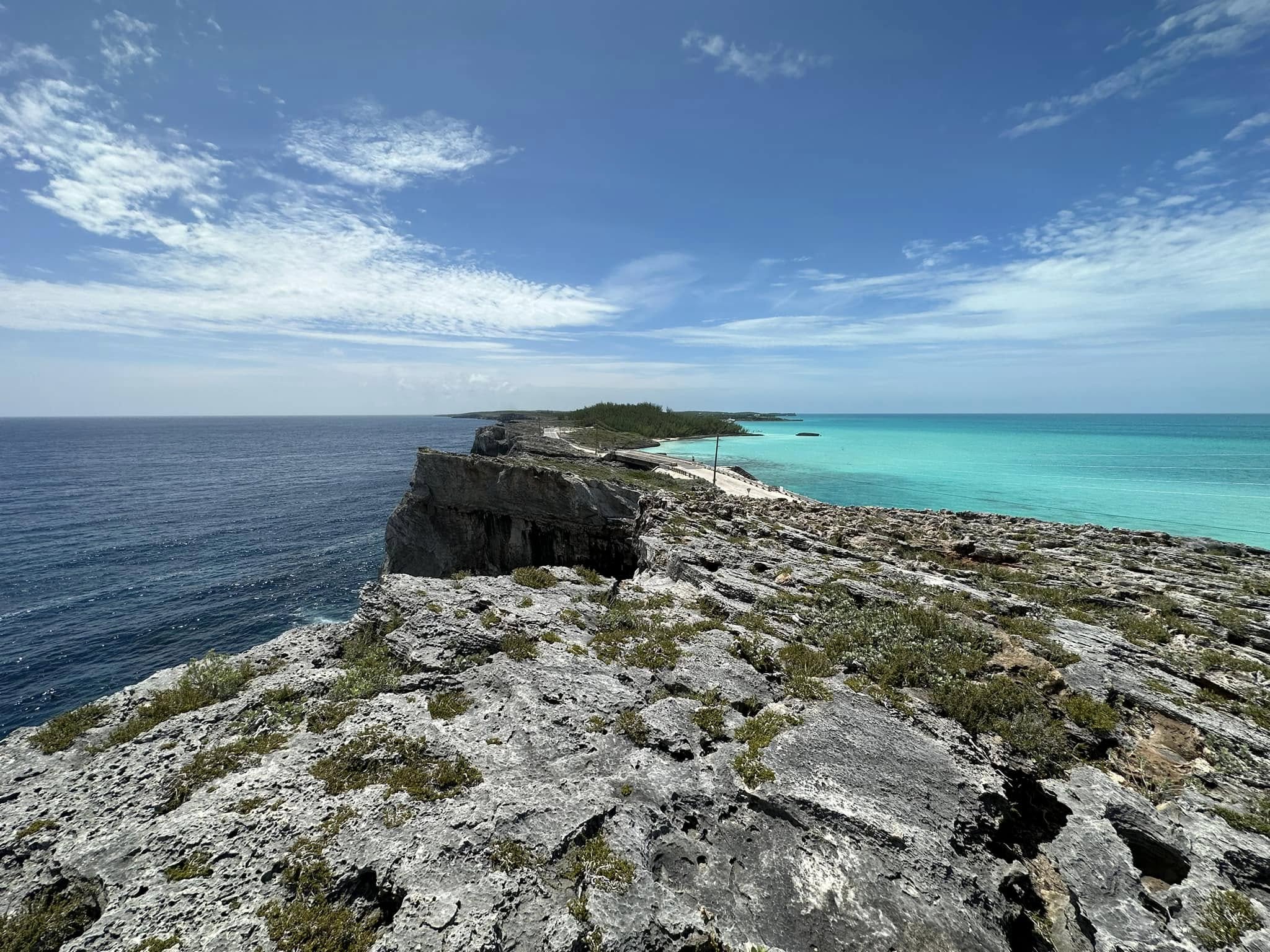 Glass Window Bridge cliffs view